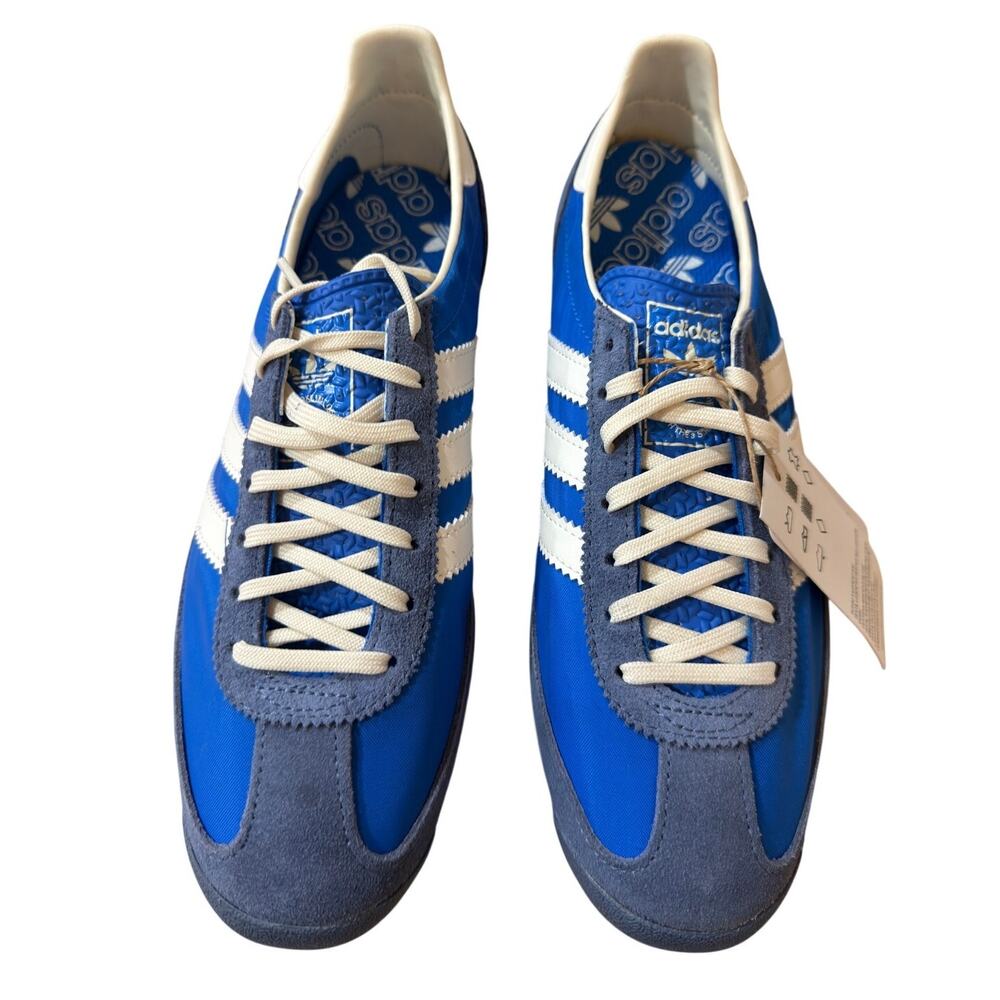 NEW Adidas Women's SL 72 OG Retro Running Sneakers Blue Bird/Off White Size 9